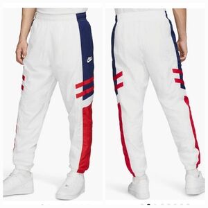 Nike Reissue Nylon Track Pants White Blue University Red XXL
